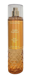 Bath and Body Works Fine Body Fragrance Mist 8 Fluid Ounce (Golden SunFlowers)