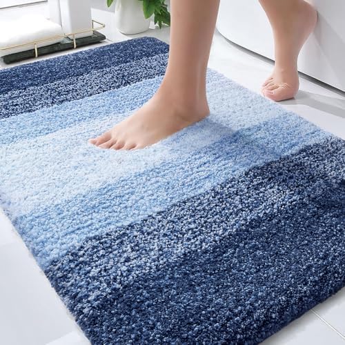 OLANLY Bathroom Rugs Mat 30x20, Extra Soft Absorbent Microfiber Bath Rugs by OLANLY