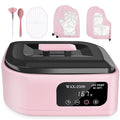 Yofuly Hand Wax Paraffin Machine for Arthritis, 3500ml Electric Digital Screen Paraffin Wax Warmer for Hands and Feet Treatment, Home Spa Paraffin Hot Wax Bath Moisturizing Kit with Timer, Pink
