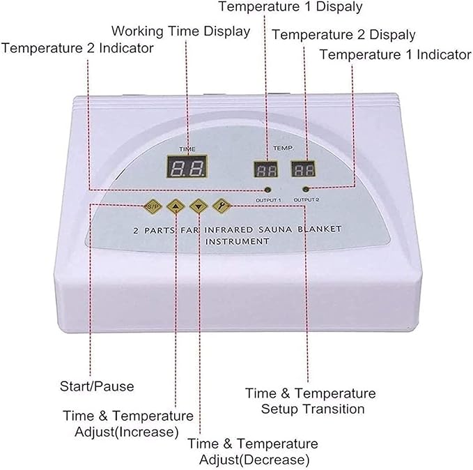 Sauna Blanket Professional Sauna Weight Loss Blanket Sweating and Detoxification Equipment Beauty, Hot Sitting, Detoxification