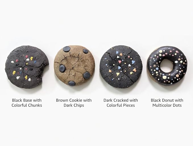 Handmade Ceramic Cookie Shape Passive Diffuser for Essential Oils, Aromatherapy Home Office Car Decor, Natural Clay, Round, Assorted Colors (1, Cookies)