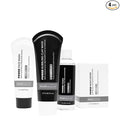 Global Beauty Care Power Skincare Set - Skin Care Kit with Face Wash, Toner, Moisturizer & Bubbling Clay Mask Bundle for Oily & Combination Skin, 3 in 1 Benefits Daily Face Cleaning Kit, 4-Piece