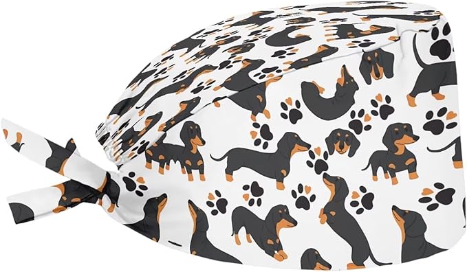 JoyLamoria Novelty Printed Cap with Sweatband Women Men Adjustable Tie Back Hats for Paiting