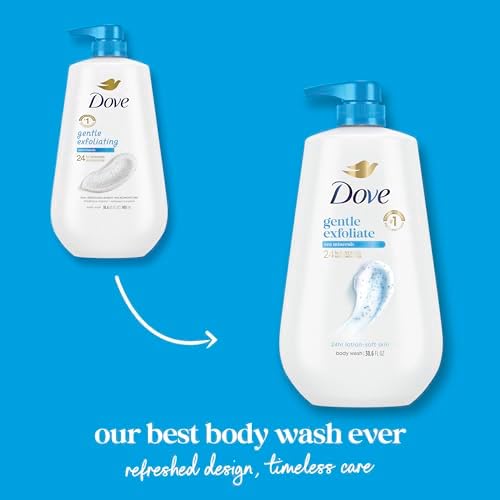Dove Body Wash Body Wash Gentle Exfoliate Sea Minerals 30.6 oz Sulfate Free - Image 3