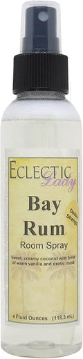 Bay Rum Room Spray (Double Strength), 4 Ounces, No Artificial Colors, Parabens, or Preservatives - Fragrant Aromatic Room Mist For Home, Room, Office