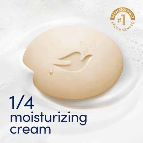 Dove Beauty Bar Soap Shea Butter 4 Count 3.75 oz - Image 3