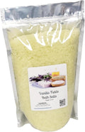 Bath Salts | 4lb Bag (64oz.) | Choose Your Scent | Epsom Salt | Sea Salt| Bathing | Body Care | Beauty | Relaxation | Spa | Pedicure | Manicure | Soak (Vanilla Fields)