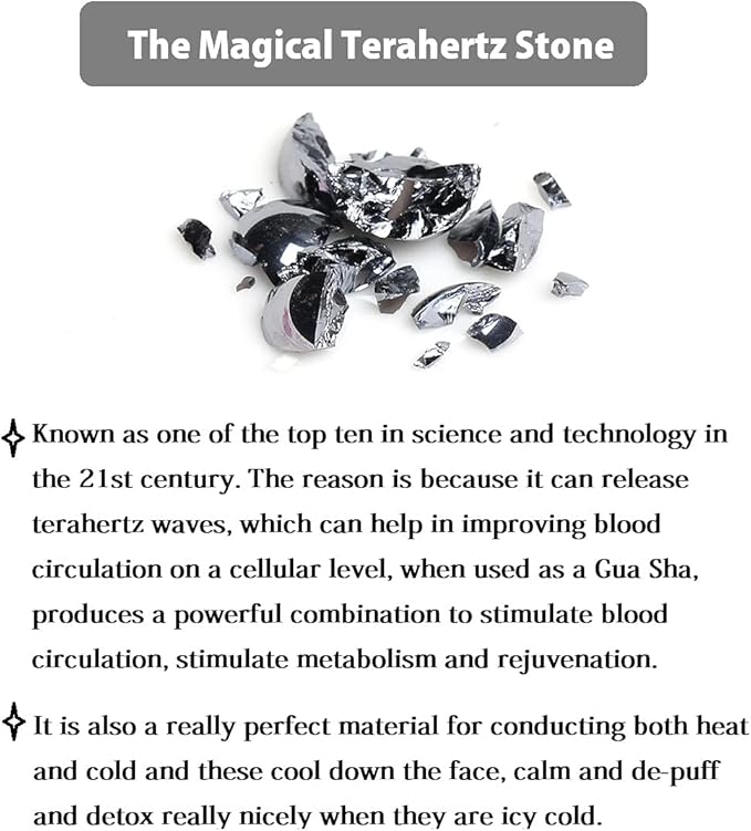 SAEEYCUE-Terahertz Stone Gua Sha Scraping Tools Facial Gua Sha Tools