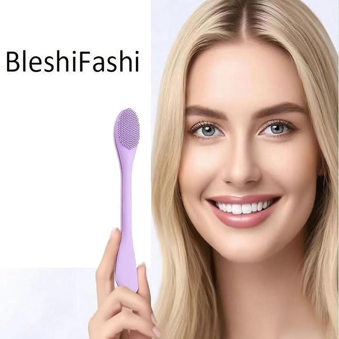 Premium Silicone Facial Cleansing Brush Combo 3pcs,Mask Applicator and Skincare Brush for Pore Cleansing，Manual Facial Cleansing for Exfoliating Face/Lip/Makeup Removal Scrubber