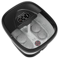 Collapsible Foot Spa with Heat and Remote, Heated Foot Bath Massager with Timer, and 24 Motorized Shiatsu Massage Balls, Foot Soaking Tub Supports Hot/Cold Water Soaking