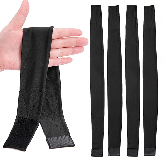 AliLeader 5Pcs Silk Headband for Making Wig Adjustable Soft Spa Headband