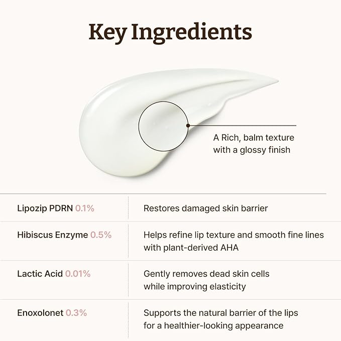 Dr.Reju-All Advanced PDRN Rejuvenating Lip Serum – Hydrating Lip Balm with Lipozip PDRN for Glowy, Dewy Lips – Gentle Exfoliating & Smoothing Lip Moisturizer – Hibiscus & Lactic Acid – 0.3 Fl Oz
