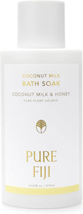 Pure Fiji Coconut Milk Bath Soak, Coconut Milk & Honey (14oz/415ml)