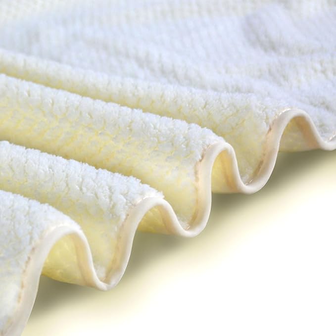 2 Pack Bath Towel Set, Waffle Bath Towel Set, Microfiber Super Soft Highly Absorbent, Sturdy Quick Drying Towels for Bathroom, Gym, Sports, Yoga (2 Piece 27" x 55", 2White)