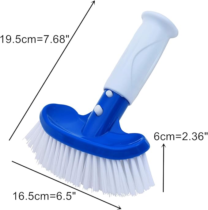 AnotherGifts Professional Spa Maintenance Kit with Skimmer, Brush and Scrubber Pad for Hot Tub and Small Pool Cleaning, All-in-One Cleaning Tool Set