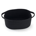 Happyiren Woven Empty Gift Basket with Handles – Perfect for Graduation, Teacher Appreciation, Birthdays & Special Occasions, Black Decorative Storage Container for Gifts, Toys, or Essentials