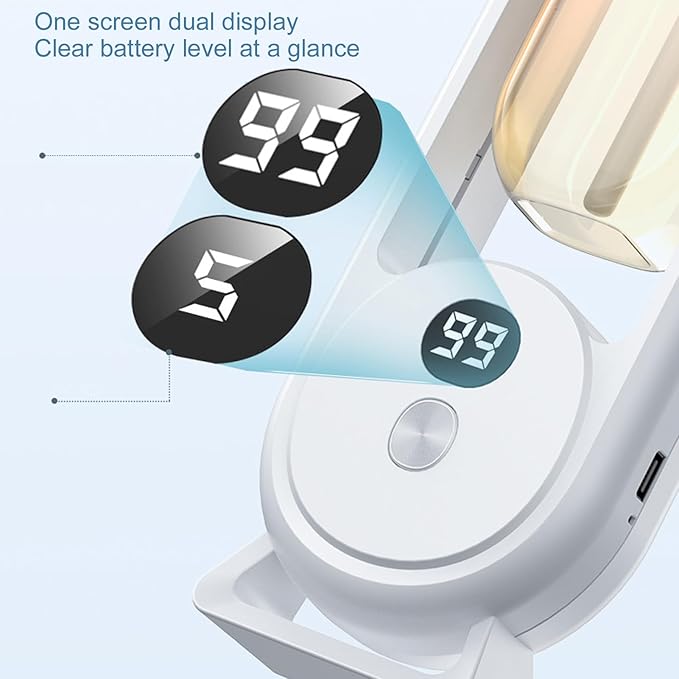 Wall Mounted Essential Oil Diffuser, 5 Modes Dual Display Colourful Night Light Rechargeable Ultrasonic Atomization Aromatherapy Humidifier, Air Freshener for Home Large Room Bath