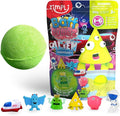 Zimpli Kids Large Alien Surprise Bath Bomb, 1 of 6 Surprise Alien Toys to Collect, One per Baff Bomb, Party Bag Favours, Fillers, Rewards, Stocking Filler Toy for Boys Girls 4 5 6 7 8 9