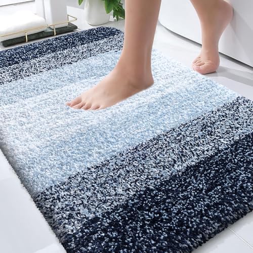 OLANLY Bathroom Rugs Mat 30x20, Extra Soft Absorbent Microfiber Bath Rugs by OLANLY