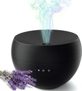 Essential Oil Diffuser, Small Ultrasonic Aromatherapy Diffuser with Auto-Off Function, Cool Mist Humidifier with 2 Modes, Fragrance Aroma Diffuser for Bedroom, Home Scent Diffuser 100ml (Black)