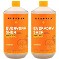 Alaffia Bubble Bath, Unscented 2-Pack – Long-Lasting Bubbles with Moisturizing Shea Butter, 32 Fl Oz