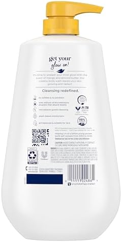 Dove 24hr Glow Lotion Body Wash, Mango & Almond Butter, 30.6 oz - Image 2