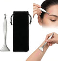 2-in-1 Acupressure Massage Pen, Dual-Ended Stainless Steel Acupuncture Pen & Gua Sha Tool for Face, Neck, Trigger Points & Tension Relief