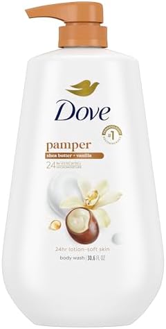Dove Body Wash Pamper Shea Butter & Vanilla 30.6 oz Pump, Sulfate Free by Dove