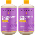 Alaffia Bubble Bath, Lavender 2-Pack – Long-Lasting Bubbles with Moisturizing Shea Butter, 32 Fl Oz