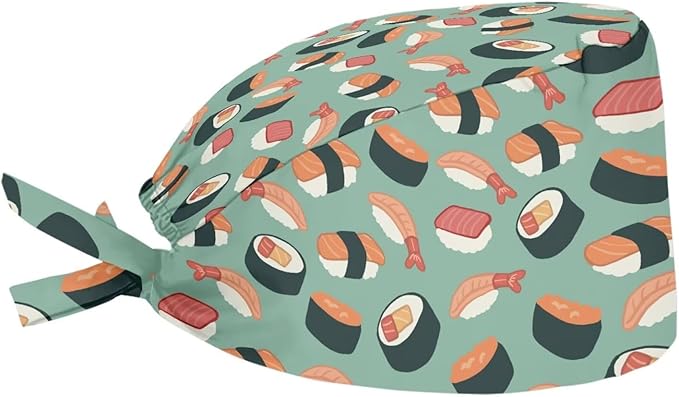 JoyLamoria Novelty Printed Cap with Sweatband Women Men Adjustable Tie Back Hats for Paiting