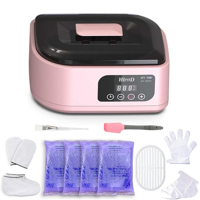 Paraffin Wax Machine for Hand and Feet，Touchscreen Paraffin Wax Warmer with Wax Moisturizing Paraffin Spa Wax Bath Kit, Large Capacity at Home for Smooth and Soft Skin