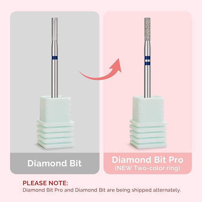 MelodySusie 2mm Barrel Shape Cuticle Clean Nail Drill Bit 3/32'', Professional Safety Carbide Diamond Under Nail Cleaner for Cuticle Dead Skin Nail Prepare, Beginners Bits, Series Bit-S, Medium