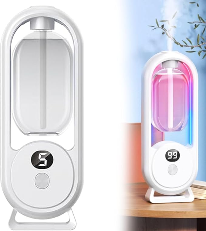 Automatic Aromatherapy Diffuser,Automatic Diffuser Sprayer,Upgrade Rechargeable 6 Modes Aromatherapy Diffusers for Bedroom Office Bathroom