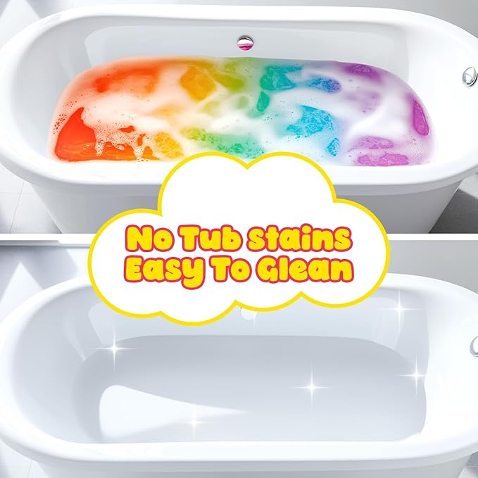 Bath Bombs for Kids, Boys Girls Mothers Day Gifts for Kids, 180 Mini Color Tablets in 9 Bright Colors for Creative Bathtub Art Bath Toys Fun Colorful Bath Scientific Experiment for Boys Girls 3-12