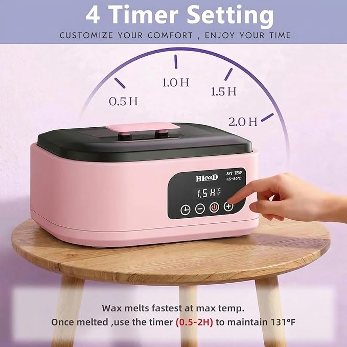 Paraffin Wax Machine for Hand and Feet，Touchscreen Paraffin Wax Warmer with Wax Moisturizing Paraffin Spa Wax Bath Kit, Large Capacity at Home for Smooth and Soft Skin