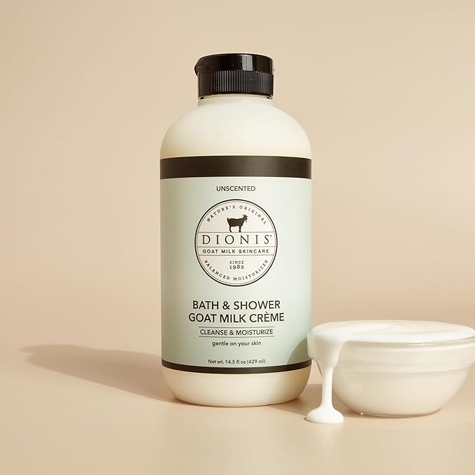 Dionis Bath & Shower Goat Milk Crème Unscented 14.5oz (Pack of 1)