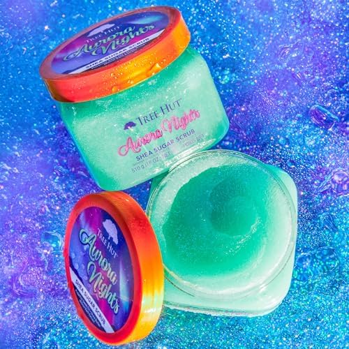 Tree Hut Shea Sugar Scrub, Aurora Nights, 18 Ounce (Pack of 12) - Image 5