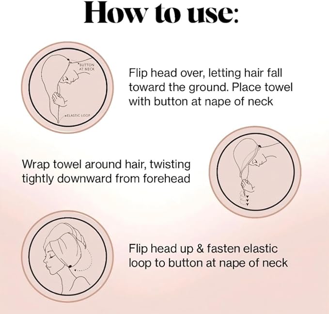 Luxury Microfiber Hair Towel Wrap for Women - Quick Dry, Super Absorbent Hair Turban, Soft & Lightweight Anti-Frizz Towel for Long, Thick & Curly Hair (Sage Green, 48" × 24")