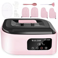Beauty Star Paraffin Wax Machine for Hands and Feet – 3500ml Large Capacity with Auto Timer & Keep Warm Function – Moisturizing Kit for Arthritis Relief, Dry Skin, and Spa Home Use (Pink)