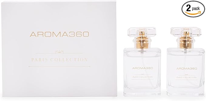 Aroma360 - Dream On - Essential Oil Room Spray Duo - Luxury Hotel Inspired Aromatherapy - Bright White Tea, Sweet Vanilla, & Earthy Cedar - Hypoallergenic - Air Freshener Spray - 6.8 Fl Oz - 2 Pack