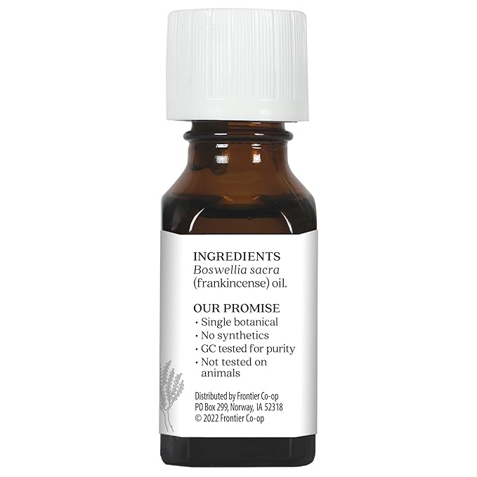 Aura Cacia Essential Oil, Meditative Frankincense, 0.5 Fluid Ounce, Packaging May Vary