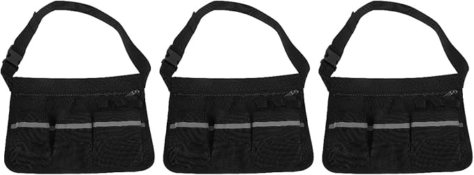 FRCOLOR Massage Oil Waist Bag Portable Organizer for Essential Oil and Lotion Storage Spa Professional Massage Bottle Holder Durable Anti-Wear Carrying Pouch 12.99X9.05X0.59In