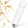 GWWJGSN Portable Massager - Handheld Cordless for Back & Neck for Travel, Home, Gym, Rechargeable（White）