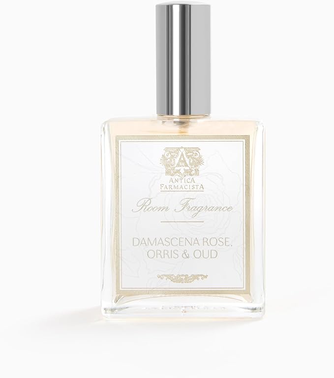 Antica Farmacista Room Spray - Elegant House Spray - Long-Lasting, Room Fragrance - Luxury Gift for Housewarming - Damascena Rose, Orris & Oud, 3.4 fl oz
