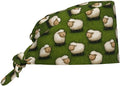 Alligator Ice Cream Working Cap, Scrub Cap with Sweatband, Adjustable Tie Back Hat Breathable Headgear for Women/Men