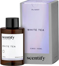 Scentify White Tea Aroma Oil Refill for Diffusers – Citrus, White Tea & Soft Florals, Amber Woods & Palo Santo – Luxury Aromatherapy Fragrance – 100ml / 3.38oz – New Version