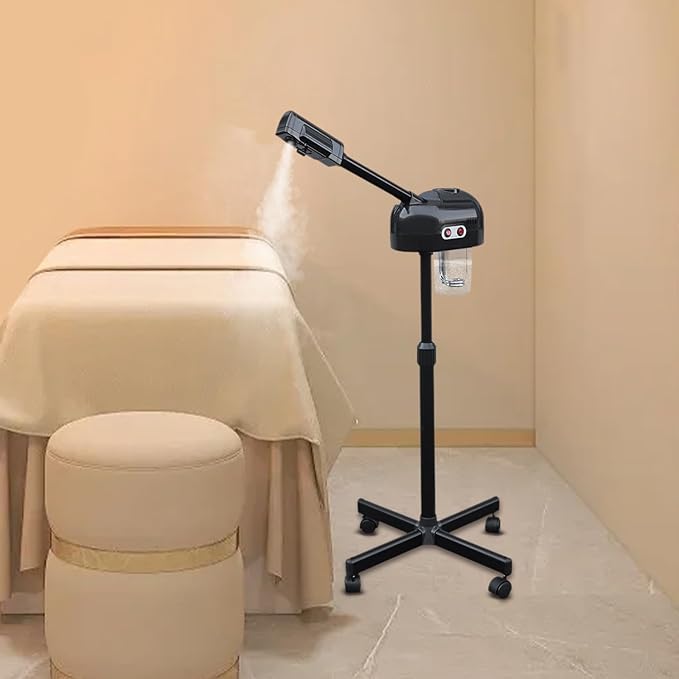 Facial Steamer Professional Ionic Skin Care Equipment Hot Mist Face Steame for Spa, Salon and at Home Use