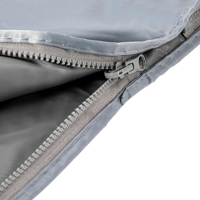 Sauna Blanket, 110V 650W Far Infrared Sauna Blanket Sauna Bag Body Shaper Blankets 35-80℃/ 95-176℉ Portable Saunas Bag Body Shaper Blankets for Beauty Salons, Spas (Silver-Gray+Regular Style)