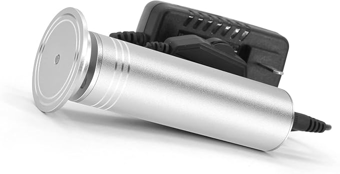 Upgraded Electric Foot Callus Remover 1200rpm, Professional Electric Pedicure Tools Foot Filer Sander for Dead Skin Cracked Heels, Adjustable Speed, 60 Replaceable Sandpaper Discs, FCR-2 Silver