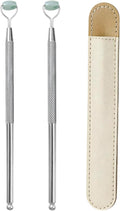 Metal Eyelid Massage Wand for Dry Eyes,Eyelid Roller for Chalazion,Stye & MGD Relief,Improves Meibum Flow & Unclogs Oil Glands,Gentle Meibomian Gland Expression for Blocked Eyelid Glands (mini)